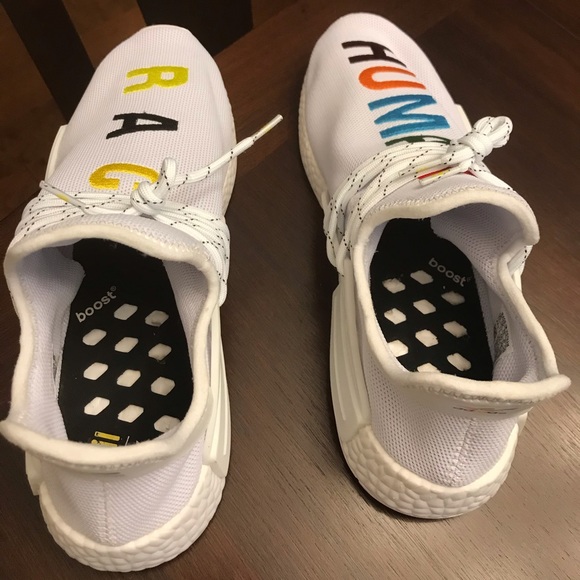 Adidas Pharrell Williams NMD HU Human Race White - Picture 6 of 6